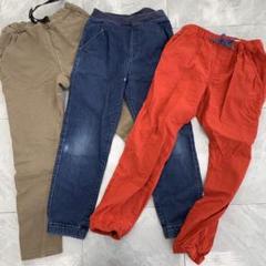 キッズ服 まとめ売り サイズ140 ズボン ブラウン 青 赤 可愛い オシャレ