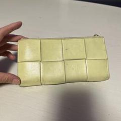 リ*コ様 ヴォッテガヴェネタイエローライムイエロー長財布中古カード入れか小銭入れ ヴォッテガヴェネタイエローライムイエロー長財布中古カード入れ