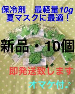 ミニ保冷剤 10g×10 冷やしマスクに