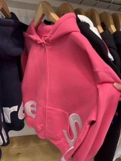 新品Lピンクプルオーバーパーカーsupremeシュプ ss22sw68-pnk.jpg