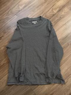 BLURHMS Cotton Napping Border L/S Tee - メルカリ