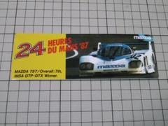 正規品 1987 ル マン マツダ 757 ステッカー 当時物