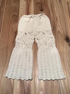 littlemaddie cienta クロシェ　ニット　フレアパンツ