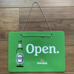 ハイネケン ビール Heineken beer オープンクローズ看板