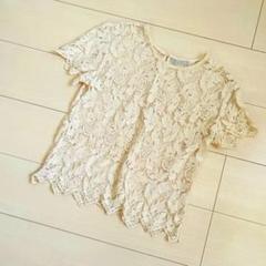 ザラ　トップス　レース