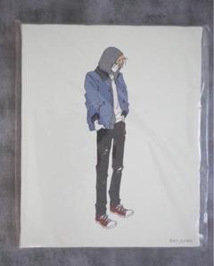 バナナフィッシュ　MAPPA展　アッシュキャンバスアートABC　キーホルダー バナナフィッシュMAPPA展アッシュキャンバスアートABCキーホルダー