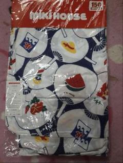 本日中お値下げ☆新品☆ミキハウス浴衣と帯（赤色）セット