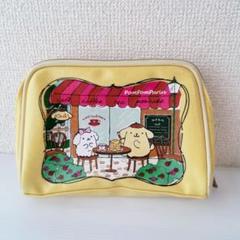 【レトロ】サンリオ　ポムポムプリン　カフェ　ポーチ