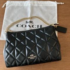 【美品】コーチ チェーンウォレット 黒 キルティング レザー ビジュー 楽天市場】コーチ 財布 レディース COACH 折り財布 キルティング