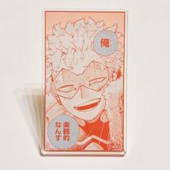 ヒロアカ　原画展　アクリルバッジ　ホークス