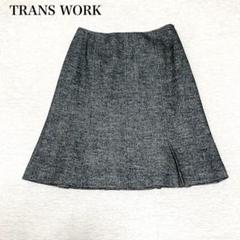 新品未着用タグ付美品】トランスワークTRANSWORK刺繍フレア