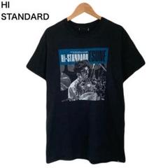 ハイスタンダード　バンドTシャツ　ツネ　恒岡　半袖　ブラック　ロック　丸首　M