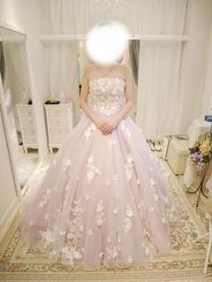 YNS WEDDING カラードレス ピンク YNS ウェディング プリンセスライン カラードレス ピンク - メルカリ