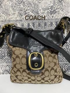 【良品】COACH コーチ 11436 シグネチャー ショルダーバッグ 斜め掛け