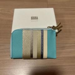 riowa ミニウォレット　財布　カードケース コインケース 【 クリア 名入れ 】 PVC 本革 ミニ 財布 ミニ