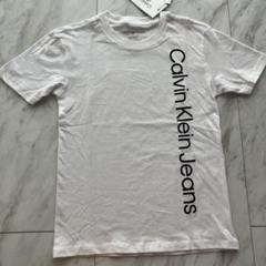 Calvin Klein jeans ホワイト ロゴtシャツ 120サイズ