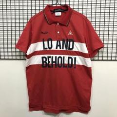 A560 ルコック　ゴルフ　コレクション　メッシュ　ポロシャツ　レッド　LL