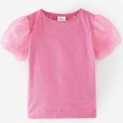 新品☆ZARA kids ザラキッズ バルーンスリーブトップス シャツ