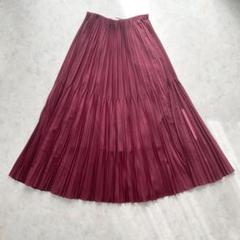 新品未使用　アストラット　ランダムプリーツスカート　ロング　フレア　マキシ丈