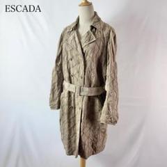 【美品】ローレル　エスカーダ　最高級　アンゴラブレンド　ロングチェスターコート ロング チェスターコート レディース ウール ブレンド アウター