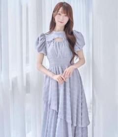 Rosé Muse jacquard check dress