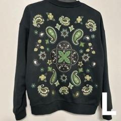 爆売り！ KITH キス L スウェット クルーネック ペイズリー 23AW NYC トップス