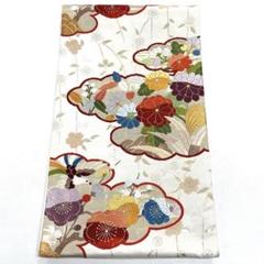 ー品販売  P8660 メルカリ - 袋帯 六通 弐拾四金箔 唐織 正絹 ○高級 着物・浴衣