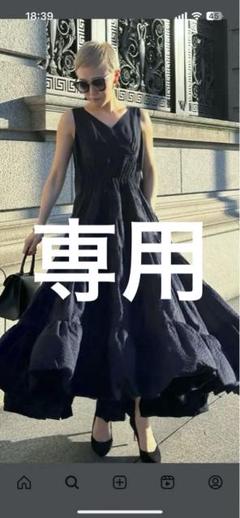 JENNE ドラマチックティアードワンピース黒試着のみ JENNE ドラマチックティアードワンピース黒試着のみ - メルカリ