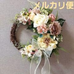 melody♪作品２点♡アーティフィシャルフラワーリース♡玄関リース♡造花 e0167521dbfbfbf0b7124c9810690e