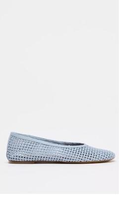 ZARA 編み込みバレエシューズ