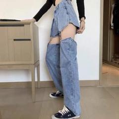 新品✨デニム ジーンズ パンツ ショートパンツ 流行り トレンド レディース