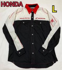 希少★ホンダ★HONDA★ホンダレーシング★ピットシャツ★Lサイズのサムネイル