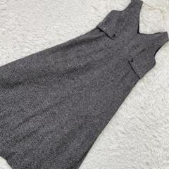 KarL Park Lane ウールワンピース ブラック 9 Ｖネック 重ね着