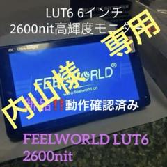 内山様専用 FEELWORLD LUT6 2600nit バッテリー付けます - メルカリ