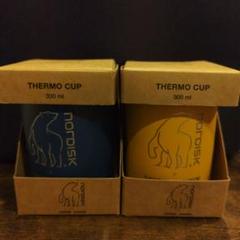 nordisk THERMO CUP 300ml 青 オレンジ2個セット nordisk THERMO CUP 300ml 青 オレンジ2個セット - メルカリ