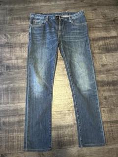 Emporio Armani スリムフィット デニムパンツ 青