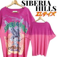 SIBERIA HILLS シベリアヒルズ デカロゴ ペガサス Tシャツ XL