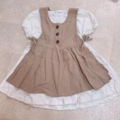 mamarakuエプロンワンピース 90cm