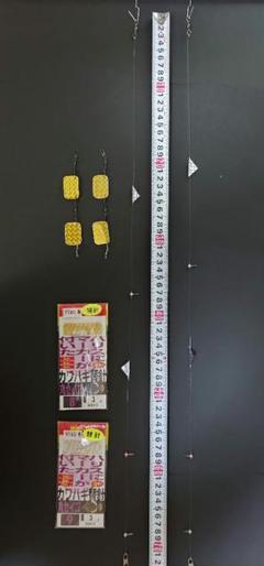 ⑥ カワハギ 仕掛け ハゲ針 替え針セット 集魚板 花火 自動ハリス止めのサムネイル