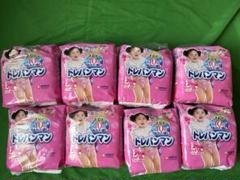 トレパンマン 女の子　ビッグサイズ 8袋セット トレーニングパンツ ユニチャーム
