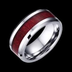 【A034】リング　メンズ　レッド　赤　アクセサリー　レディース　20号