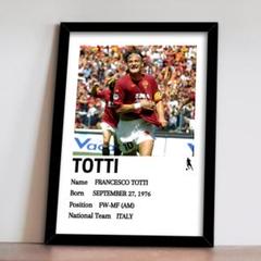 80 - Francesco Totti　A4額装付き　ワールドカップのサムネイル