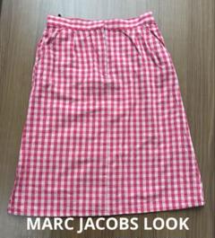 美品 MARC JACOBSブロックチェック・スカート