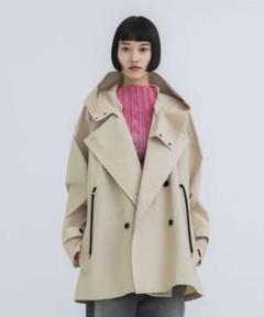 美品　ヴァシュモン　VACHEMENT ドルマン　ブルゾン　アノラックコート IENA｜VACHEMENT/ヴァシュモン 別注 ドルマンフードブルゾン