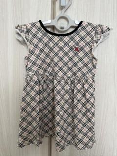 中古【BURBERRY】 チェック柄 ワンピース サイズ80