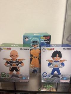 ドラゴンボールフィギュアB賞C賞E賞セット　クリリン　悟飯　ブルマ　未開封