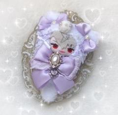 即日発送 ぬい服 10cm ねこ にじぱぺっと 紫