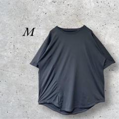 スリットTシャツ オシャレ シンプル カジュアル 無地 アウトドア 濃いグレー
