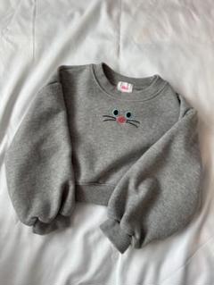 Hei 韓国子供服 トレーナー グレー