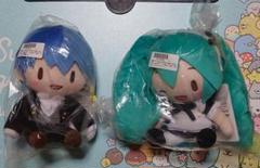 ふわぷち ミニぬいぐるみ 初音ミク メイド KAITO 執事Ver. セット